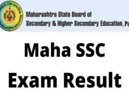 MAHARASHTRA BOARD EXAM RESULT