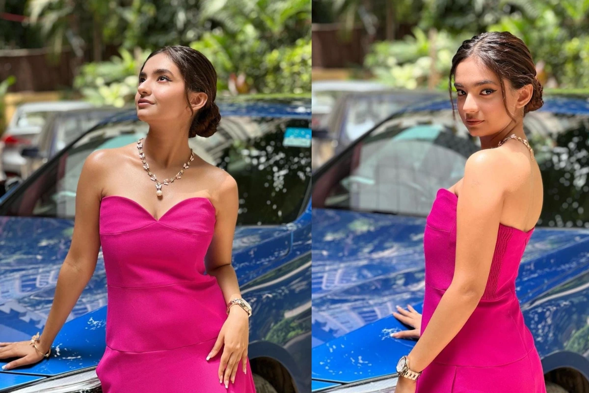 Anushka Sen: Anushka showed up in an Off Shoulder Dress, Created a  sensation on Social media