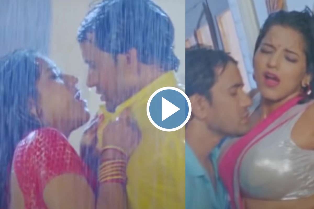 1200px x 800px - Bhojpuri Dance Video: Monalisa and Nirahua's chemistry in rain will make  your heart beat skip