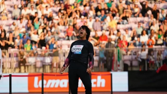 Neeraj-Chopra-wins-Lausanne-Diamond-League