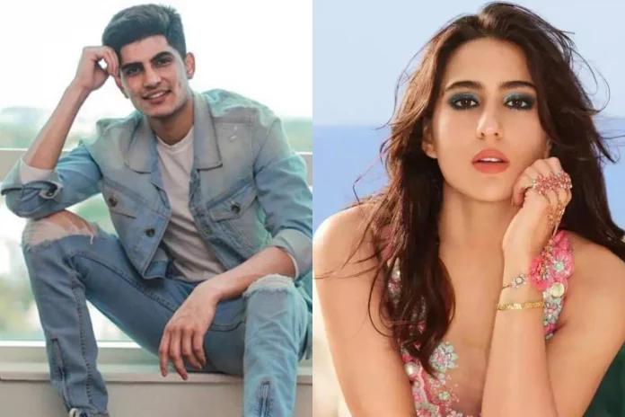 Shubman Gill and Sara Ali Khan