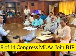Congress rattles in Goa with 8 of 11 MLAs joining BJP