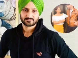 Harbhajan Singh Star player seen dancing on Johnny Johnny with wife Geeta Basra Watch here