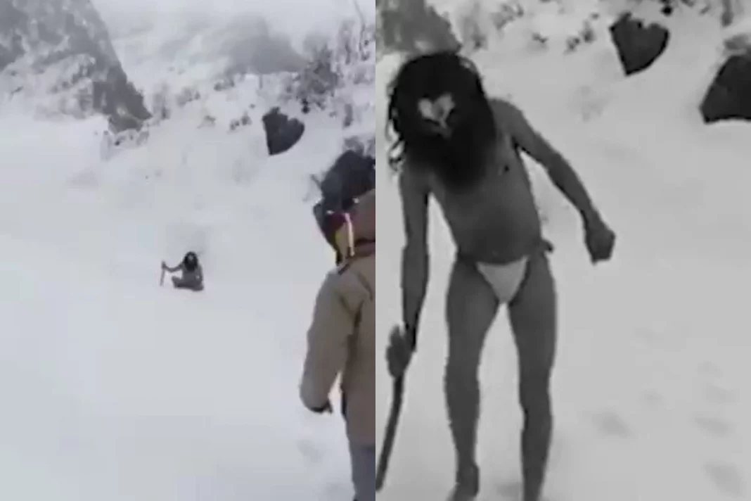 Viral Video Indian Army spots a yogi meditating at -40 degree Celsius; Chants 'Jai Shri Ram'