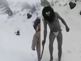 Viral Video Indian Army spots a yogi meditating at -40 degree Celsius; Chants 'Jai Shri Ram'