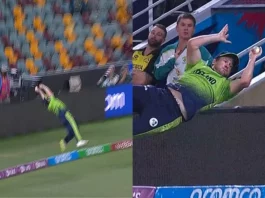 AUS vs IRE Barry McCarthy's unbelievable fielding effort stuns the crowd and world; Fans hail him as 'Superman' Watch Video