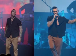 Adam Levine Amidst the cheating allegations, Artist makes his first public appearance