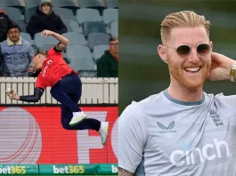 Ben Stokes Insane fielding ! England test captain did unbelievable to save a six; Netizens call him 'Best Fielder'