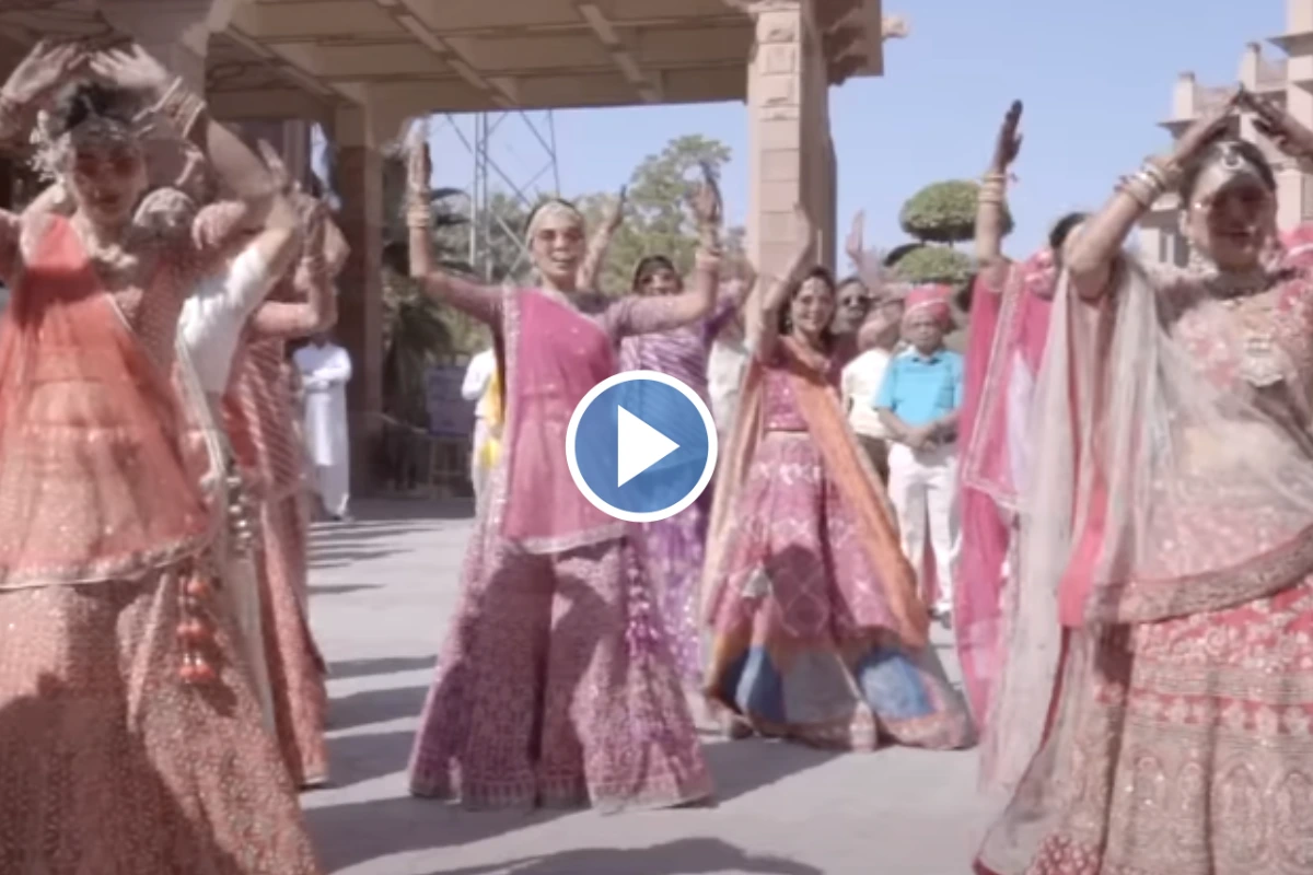 Bride and Her Family Dances for the Groom