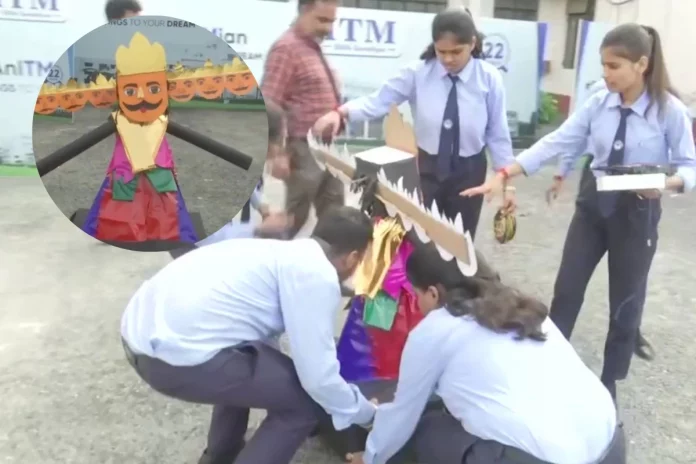 Dussehra 2022: Ravan Dahan with just a click? Students in UP develop new technology | Watch Video