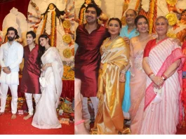 Dussehra 2022 Ranbir Kapoor, Jaya Bacchan, Kajol, Mouni Roy come together to celebrate Durga Puja See Photos here