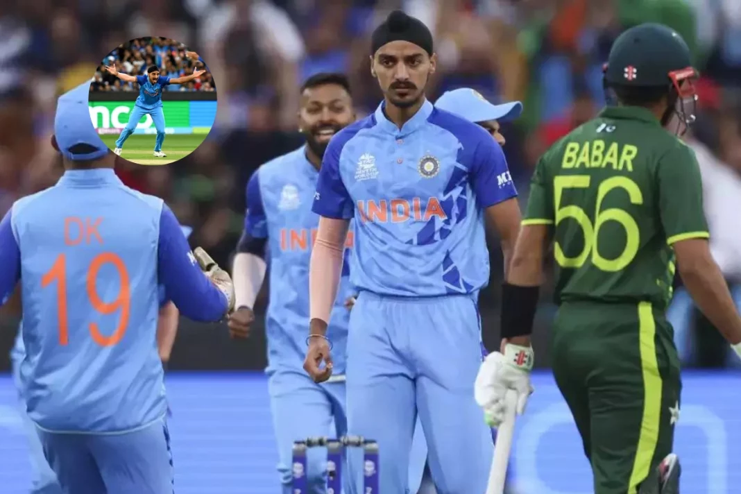 IND vs PAK Arshdeep Singh does his magic again ! Gets Babar Azam for a duck on his first WC ball Watch Video