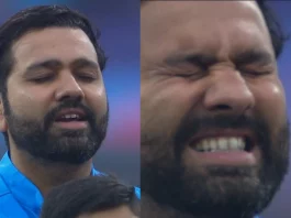 IND vs PAK Captain Rohit Sharma shows his utmost feeling for country; Gets teary-eyed while national anthem is played