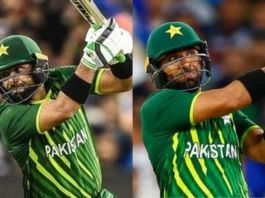 IND vs PAK Explosive batsman Iftikhar Ahmed hammers three sixes in an over versus Axar Patel Watch Video