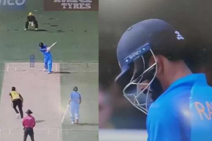 KL Rahul Star Indian opener's strong batting fractures the bat; His reaction will leave you in splits Watch Video KL Rahul Star Indian opener's strong batting fractures the bat; His reaction will leave you in splits Watch Video