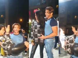 Karanvir Bohra lifts Poonam Pandey