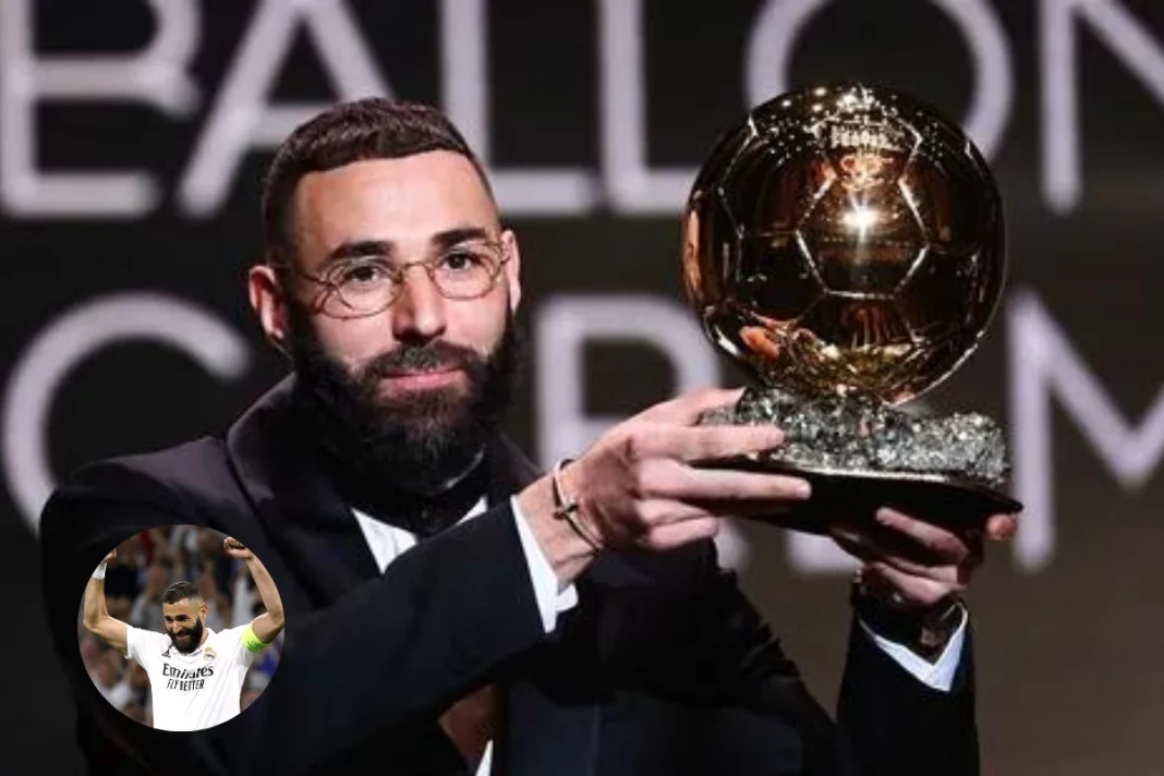 Karim Benzema Real Madrid star wins the first Ballon d'Or trophy; Asserts a huge comeback after sextape scandal