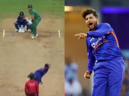 Kuldeep Yadav Champion spinner cleans Aiden Markram for a duck with a stunning delivery Watch Video