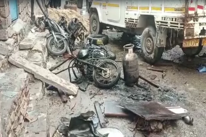 LPG cylinder explosion