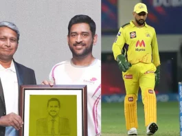 MS Dhoni Never-Ending love for Thala; Heart patient draws Mahi's sketch after surgery, Star cricketer calls heroic..
