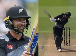 NZ vs BAN Look and Smash ! Devon Conway stuns everyone with a massive six Watch Video