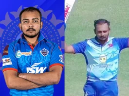 Prithvi Shaw Shame on BCCI Fans react as star batsman scores 46-ball century in T20