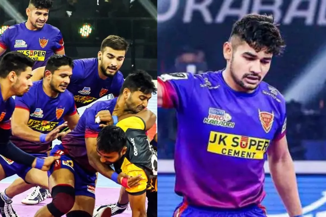 Pro Kabaddi 2022 There's no stopping Dabang Delhi ! Beats Haryana Steelers 38-36 to register fifth consecutive win