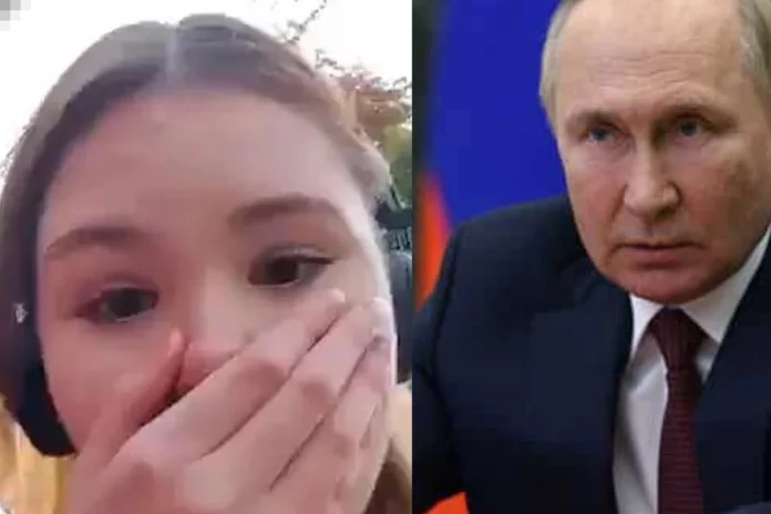 Russia-Ukraine War Young girl escapes death while missile lands on streets unexpectedly Watch Video