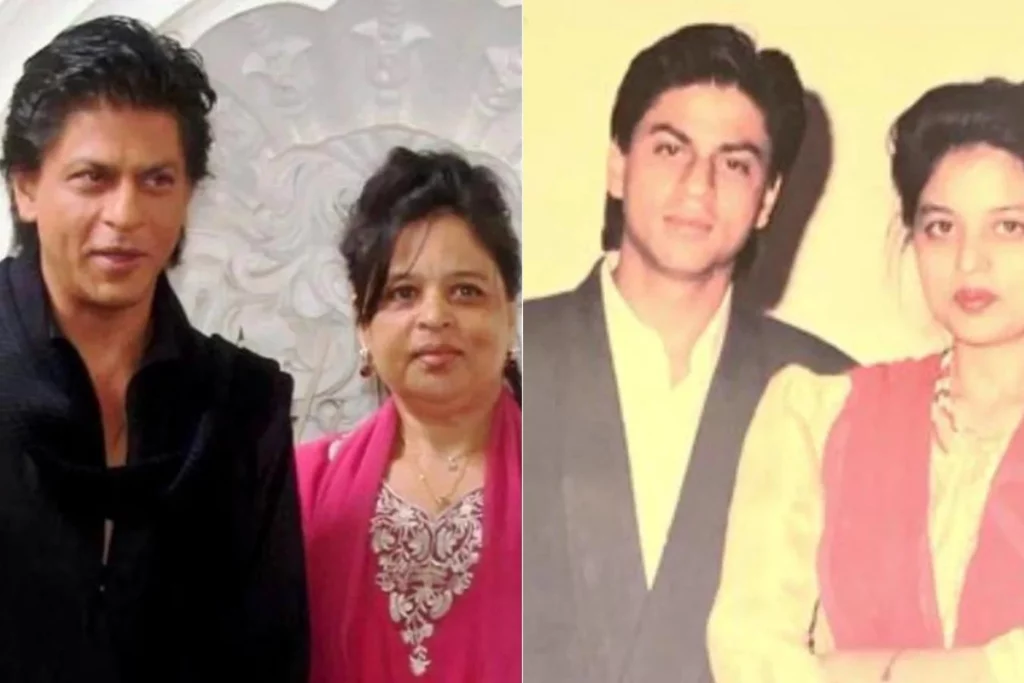 Shahrukh Khan and his sister Shehnaz