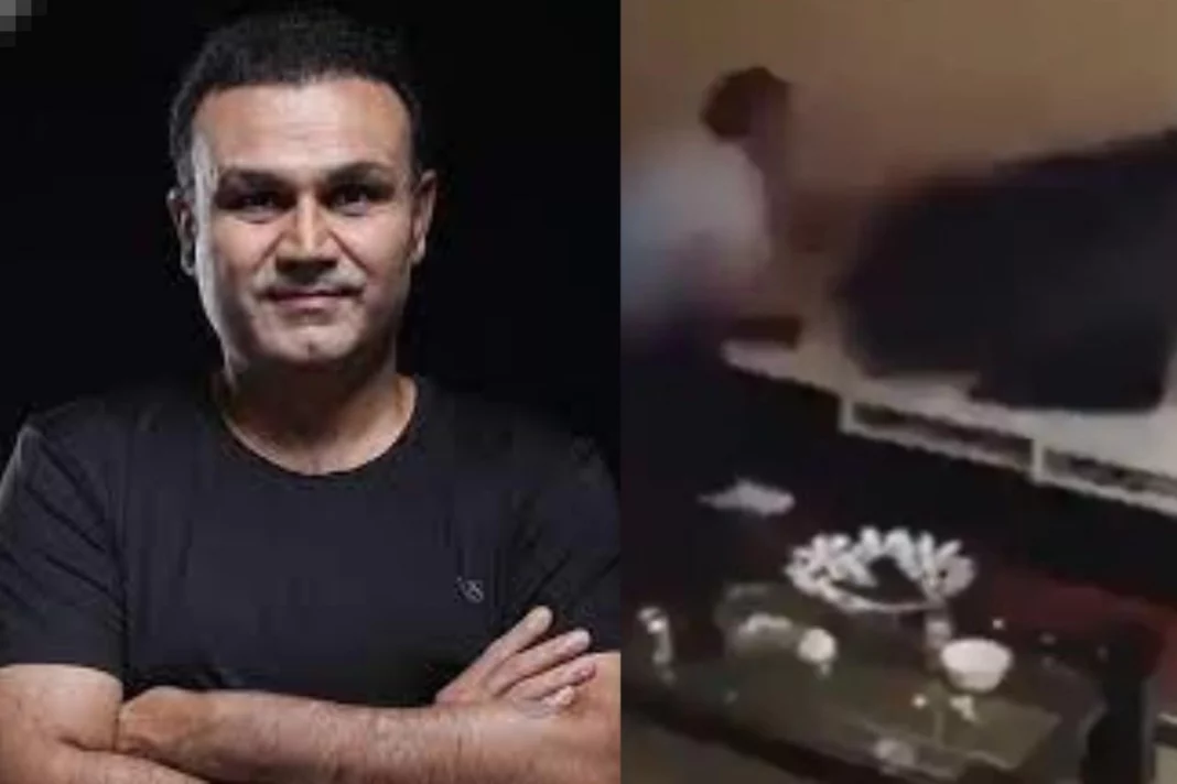 T20 World Cup 2022 TV ka kya kasoor.. Virendra Sehwag takes a jibe as Pakistani fans breaks the TV in anger