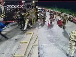 Viral Video CISF officials beat toll booth employees when asked for tax