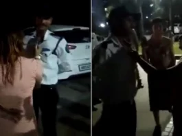 Viral Video: Drunk women physically assault security guard; Gets arrested by the police