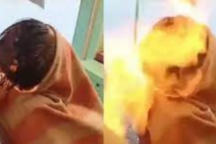 Viral Video 'Firecut' gone wrong ! Gujarat teen gets burnt while trying new kind of haircut in salon