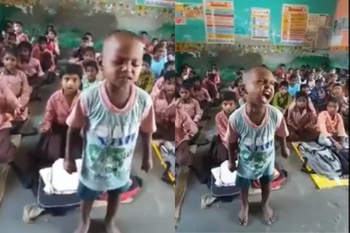 Viral Video Leader or a TV anchor Young boy's unparalleled energy has confused the Netizens about his future