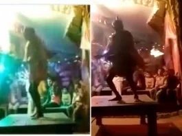 Viral Video Shocking ! Man dies while performing as Lord Hanuman in Ramlila
