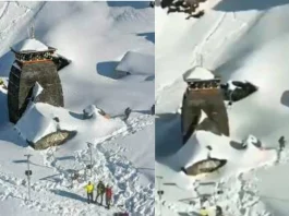 Viral Video Snow-Clad Tungnath Shiva Temple in Himalayas is breath-taking, the scenic beauty will mesmerise you