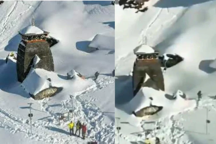 Viral Video Snow-Clad Tungnath Shiva Temple in Himalayas is breath-taking, the scenic beauty will mesmerise you Viral Video Snow-Clad Tungnath Shiva Temple in Himalayas is breath-taking, the scenic beauty will mesmerise you