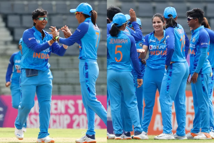Women's Asia Cup 2022 India reaches the finals with a grand victory over THAI W