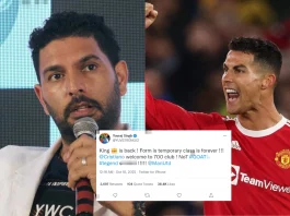 Yuvraj Singh Former Indian legend trolled as he congratulates Ronaldo on 700th goal Read details here