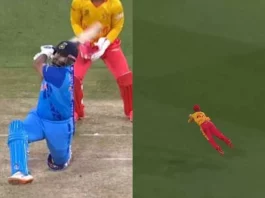 IND vs ZIM, T20 World Cup 2022 Is that Superman Ryan Burl's stunning catch to dismiss Rishabh Pant shocks everyone Watch