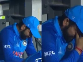 Rohit Sharma crying