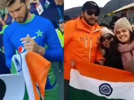 Shaheen Afridi When star Pakistani pacer signed Indian flag before semi-final; People compare with father-in-law Shahid
