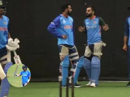 T20 World Cup 2022 King Kohli turns coach ! Spotted giving key tips to THIS out of form batsman