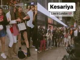 Viral Video Bollywood across the world ! People groove as man sings 'Kesariya' on London streets; Harsh Goenka shares clip