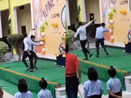 Viral Video School, Not a dance bar Excited student throws cash on friend's dance; What happened next is amusing