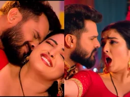 Khesari Lal and Amrapali Dubey