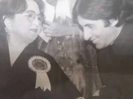 Amitabh Bachchan and Tabassum