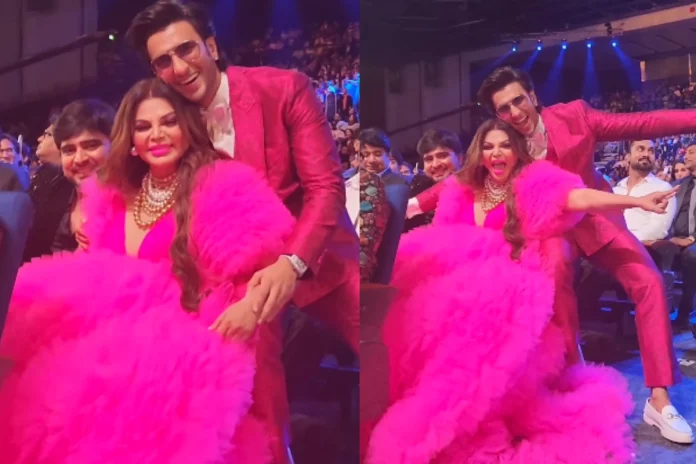 Ranveer Singh and Rakhi Sawant Ranveer Singh and Rakhi Sawant