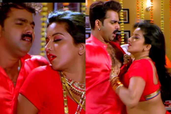 Pawan Singh and Monalisa: Pawan Singh and Monalisa