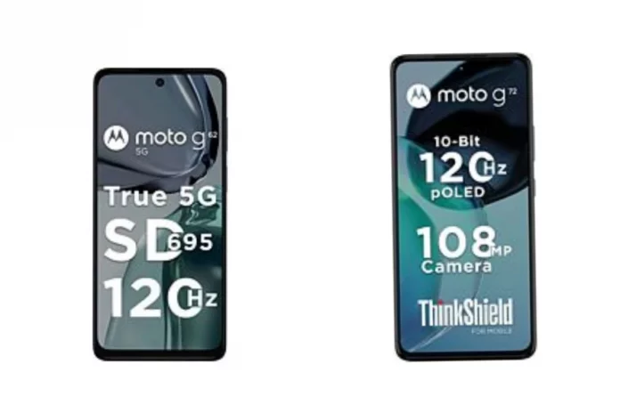 Moto G62 5G vs Moto G72